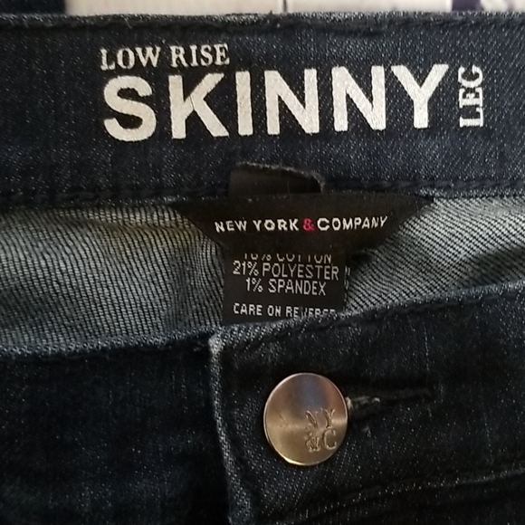 New York & Company low rise skinny leg stretcjeans - Picture 3 of 6